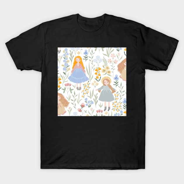 Dolls house garden T-Shirt by Papergrape